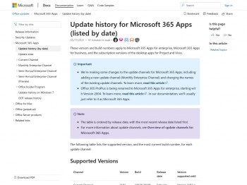 Update history for Microsoft 365 Apps (listed by date) - Office ...