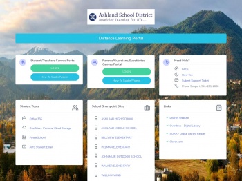 Distance Learning Portal - Ashland School District