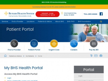 Patient Portal - Butler Health System