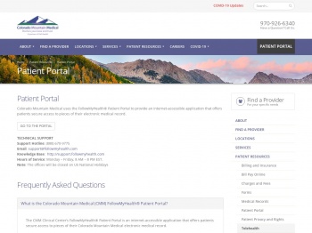 Patient Portal | Colorado Mountain Medical