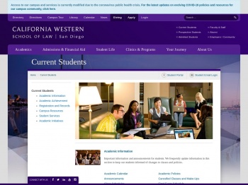 Current Students - California Western School of Law