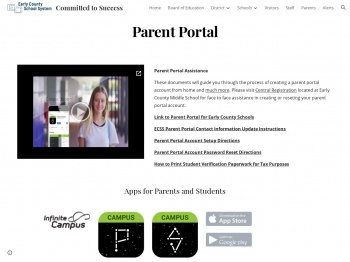 Committed to Success - Parent Portal - Early County Schools