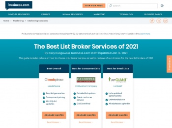 The Best List Broker Service Reviews of 2020 - business.com