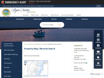 Property Map / Records Search | Glynn County, GA - Official ...