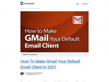 How To Make Gmail Your Default Email Client in 2020