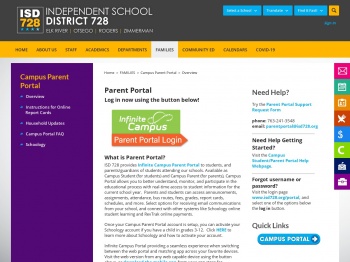 Campus Parent Portal / Overview - ISD 728