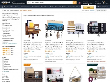 Mail and Key Holder - Amazon.com
