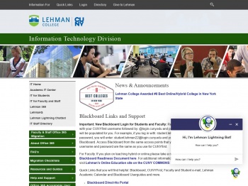 Blackboard Links and Support - Lehman College
