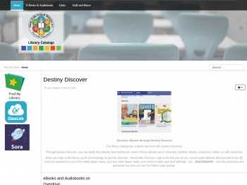 Sioux Falls School District Library Portal: Home
