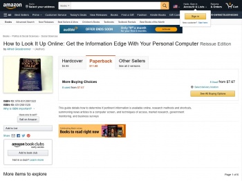 How to Look It Up Online: Get the Information ... - Amazon.com