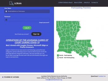 LCRAA: Louisiana Land and Marriage Records Search