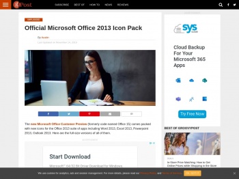 Official Microsoft Office 2013 Icon Pack - groovyPost