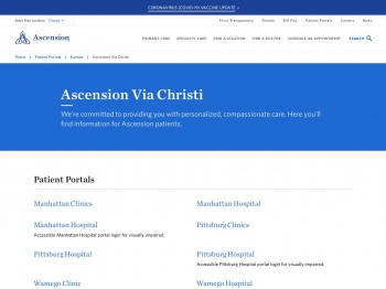 Patient Portal - Ascension Health