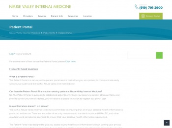 Patient Portal - Neuse Valley Internal Medicine