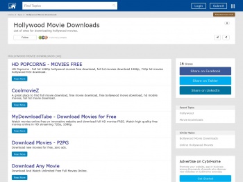 Hollywood Movie Downloads - Top Sites to Download English ...