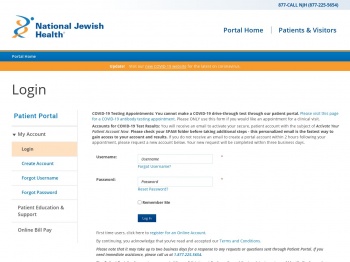 Patient Portal - National Jewish Health