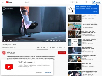 Portal 2 | Boots Trailer - YouTube