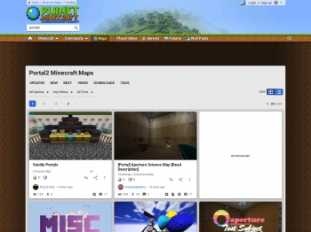 Portal2 Minecraft Maps | Planet Minecraft Community