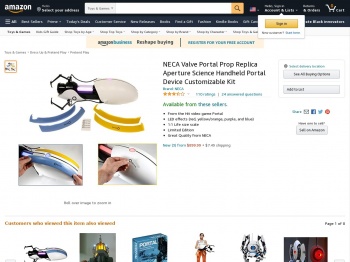 NECA Valve Portal Prop Replica Aperture ... - Amazon.com