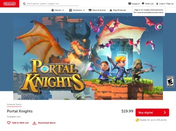 Portal Knights for Nintendo Switch - Nintendo Game Details
