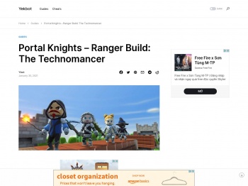 Portal Knights - Ranger Build: The Technomancer - Yekbot