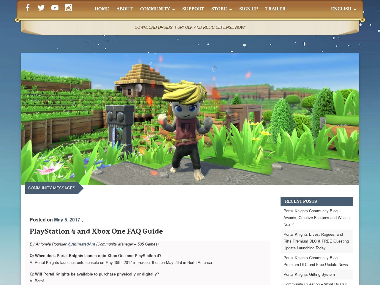 PlayStation 4 and Xbox One FAQ Guide - Portal Knights