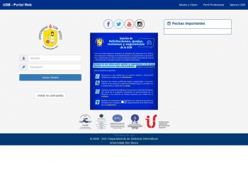 UDB - Portal Web - Universidad Don Bosco