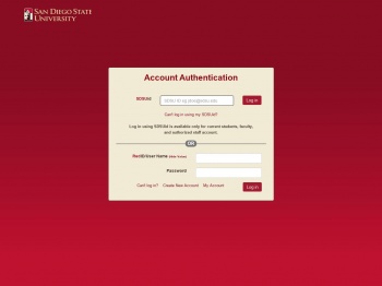 Log In - SDSU | Authentication