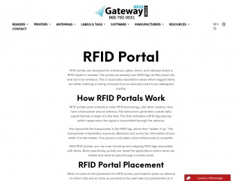 RFID Portals | RFID Portals for Doorways & Halls | Gateway ...