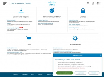 Cisco Software Central