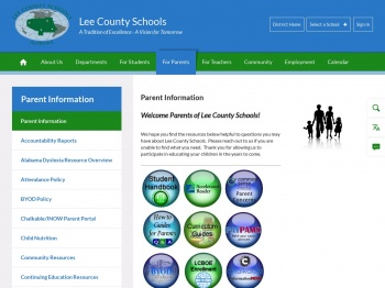 Parent Information / Parent Information - Lee County Schools