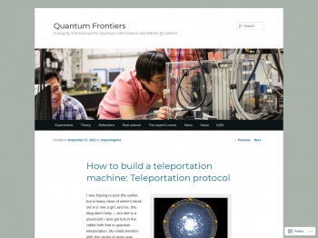 How to create a teleport machine: Teleport protocol ...