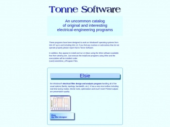 Tonne Software Homepage