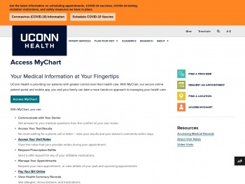 Access myChart | UConn Health