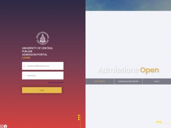 UCP Admission Portal