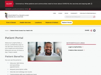 Patient Portal | University of Maryland Medical Center
