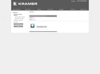VIA Setup Windows client (exe) - Kramer Electronics