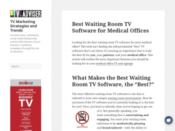 Best Waiting Room TV Software for Medical Offices