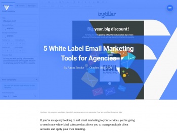 5 White Label Email Marketing Tools for Agencies