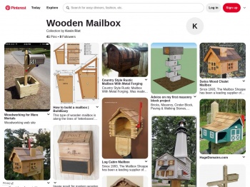 40+ Wooden Mailbox ideas | wooden mailbox, mailbox, diy ...