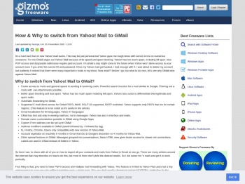 How & Why to switch from Yahoo! Mail to GMail | Gizmo's ...