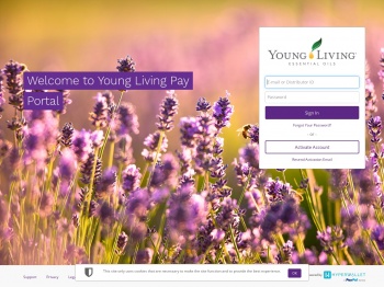 Young Living Pay Portal - Welcome