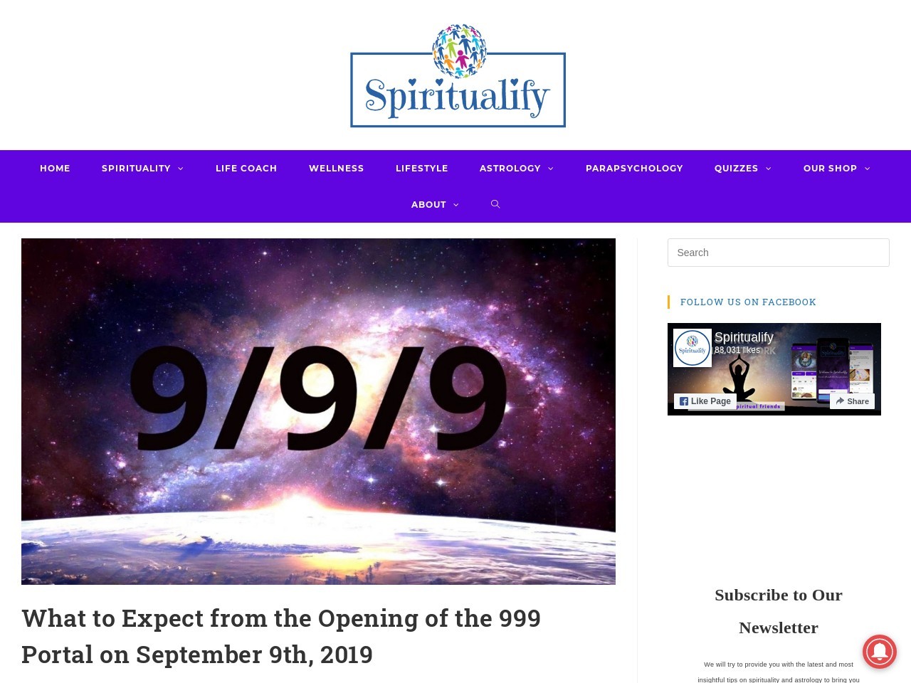 What to Expect from the Opening of the 999 Portal ... - Spiritualify