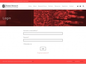 Login – GNET - Global Network on Extremism and Technology