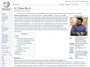 N. T. Rama Rao Jr. - Wikipedia