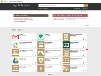 MyUH Services | All Campuses