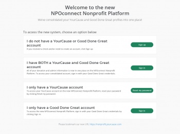 NPOconnect Nonprofit Platform - YourCause