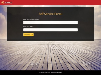 Self Service Portal - Zanaco