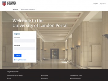 University of London Portal