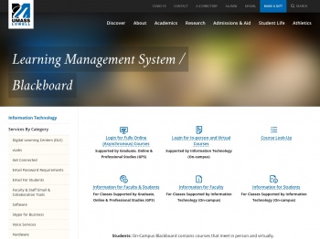 Learning Management System / Blackboard - UMass Lowell